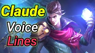 Download lagu Claude voice lines and quotes - dialogues Mobile Legends mp3