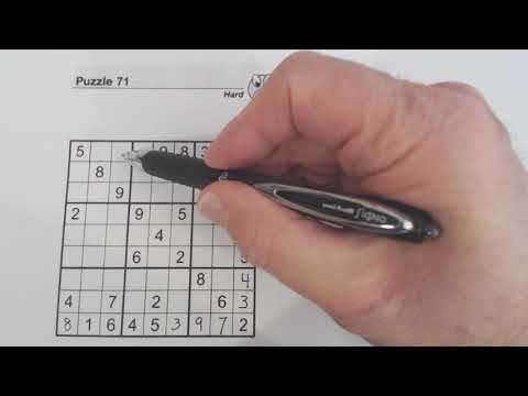 Sudoku Primer 104 - solving tips for hard puzzle - diagonal pattern