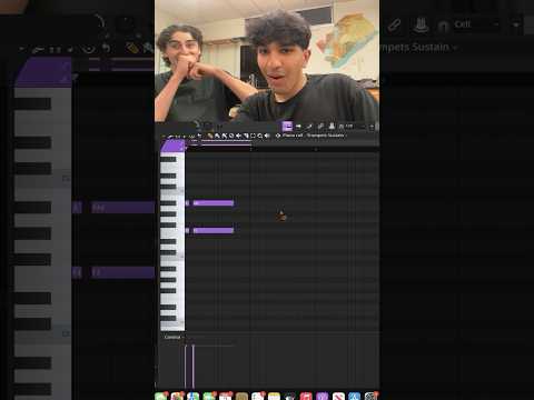 We Made the CRAZIEST Beat in Class 🤯🔥 #flstudio #makingbeats #shorts