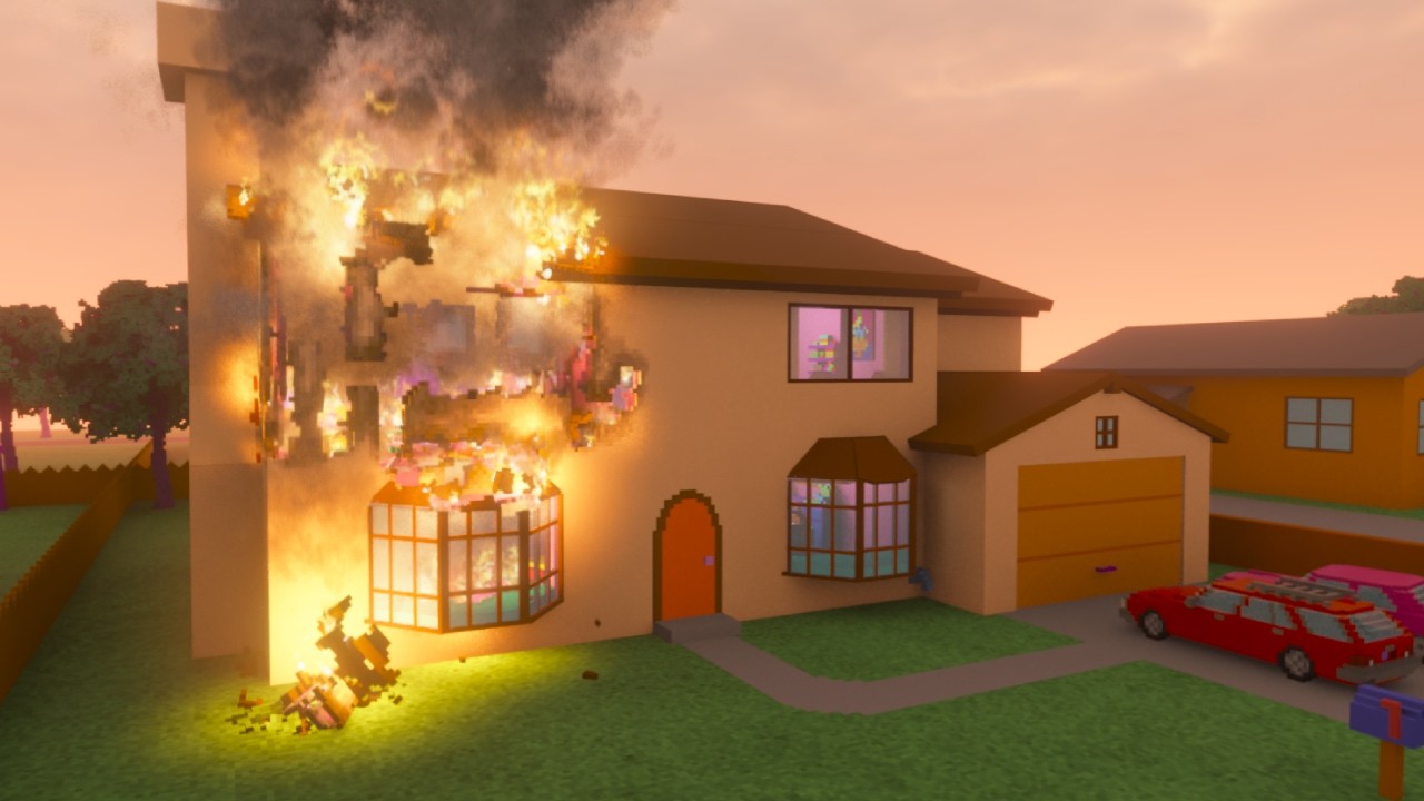 Homer Sets FIRE To His House | Teardown