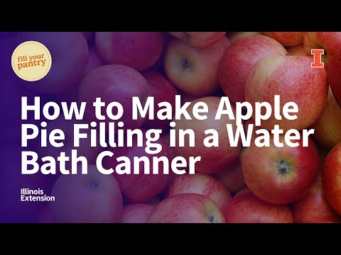How to Make Apple Pie Filling in a Water Bath Canner