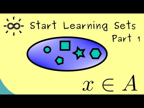 Start Learning Sets Part 1 Overview and Element Relation