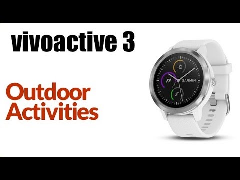 Garmin Vivoactive 3- How To Start An Outdoor Activity (Run, Bike, Walk)
