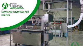 CSW end unwrapper feeder