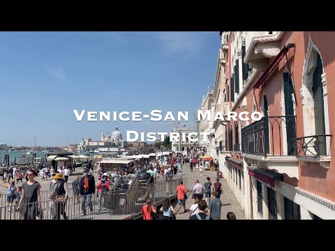 CAMINHADA: Veneza, Itália - Distrito de San Marco (Lagoa de Veneza, Piazza San Marco)