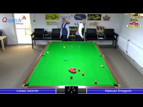BrizZon Snooker Masters 15-16.02.2020r. - Mateusz Śniegocki vs Łukasz Jezierski