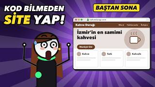 Yapay Zekayla Sıfırdan Web Sitesi Yapmak: Baştan Sona Rehber (Kod Bilmeden!)