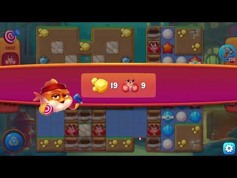🎯 Fishdom 5892 Challenge Level - 19 moves + 💥💥🧨💣