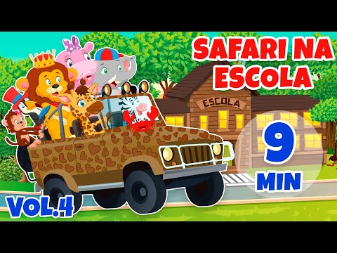 Safari na Escola Vol. 4 - Giramille 9 min | Desenho Animado Musical