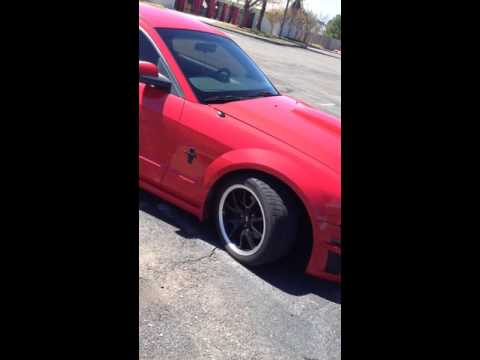 Loud!! Cammed V6 Mustang!!!