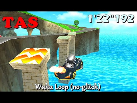 [Mario Kart 7 TAS] Wuhu Loop (no-glitch) - 1'22"192 by Loris & Endo