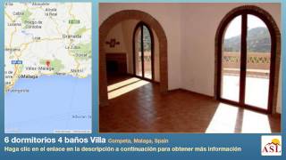preview picture of video '6 dormitorios 4 baños Villa se Vende en Competa, Malaga, Spain'