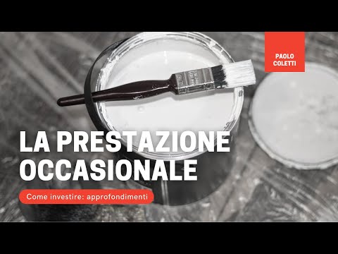 The occasional performance