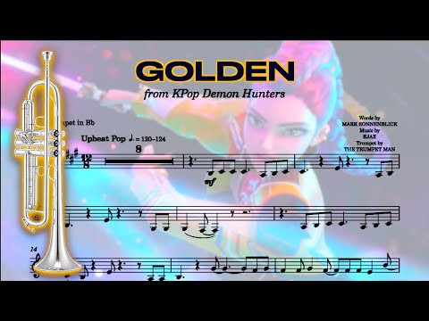 Golden (from "KPop Demon Hunters") - Bb Trumpet Sheet Music