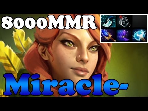 Dota 2 - Miracle- 8000MMR Plays WindRanger - Full Game - Ranked Match Gameplay