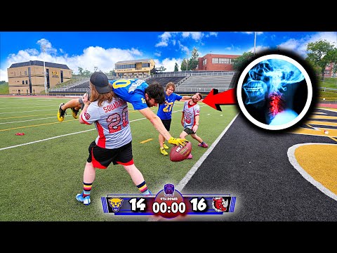 THE NFL BANNED THESE PLAYS! - Backyard Tackle Football (Ft. Yo Boy Pizza)