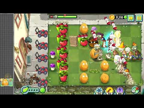 PLANTS VS ZOMBIES 2 PINATA PARTY PUFF-SHROOM, WALL-NUT, APPLE MORTAR, CHERRY BOMB!