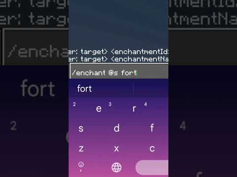 как зачаровать предмет в майнктафт командой (кирка)