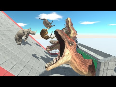 Giant Monsters on the Death slide - Animal Revolt Battle Simulator