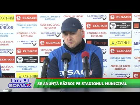 SE ANUNTA RAZBOI PE STADIONUL MUNICIPAL