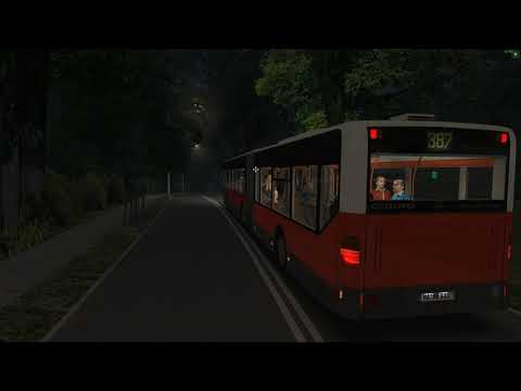 yağmurlu sabah seferi // 387 hattı // Bartoszewo - Dworzec PKP Trzeszczyn !!!