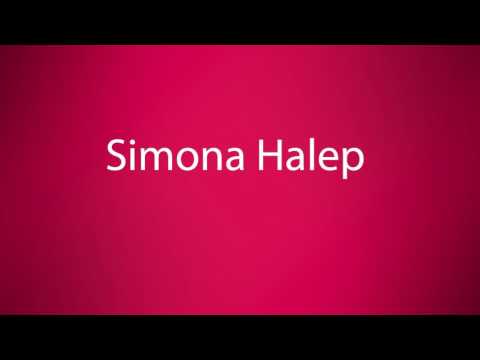 How to pronounce Simona Halep