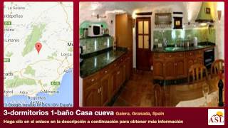 preview picture of video '3-dormitorios 1-baño Casa cueva se Vende en Galera, Granada, Spain'
