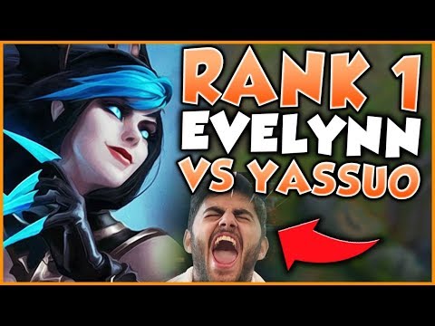 RANK 1 EVELYNN FACES OFF AGAINST YASSUO AND CHASESHACO! (CAN HE 1v5?!) - League of Legends