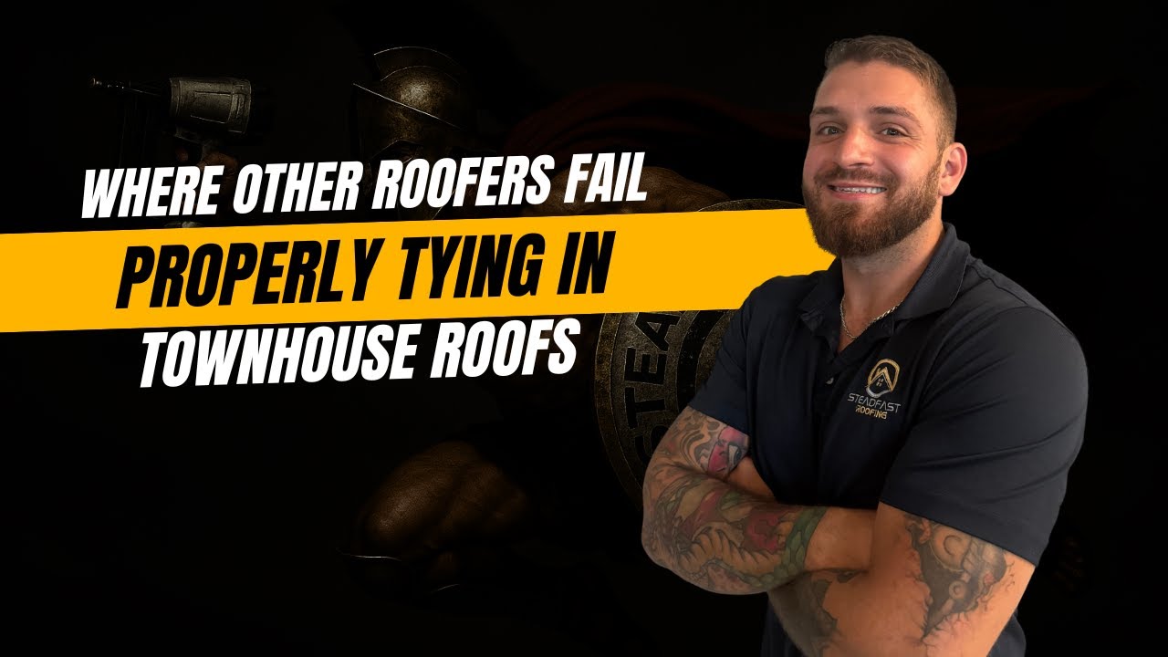 How Steadfast Roofing Properly Ties In Townhome Roof Systems (Where Other Roofers Fail)