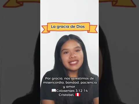 Por gracia, nos revestimos de misericordia bondad paciencia y amor- Colosenses 3:12-14