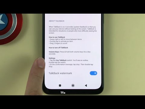 How to enable/disable TalkBack with hardware keys on Xiaomi Redmi Note 11 Android 12