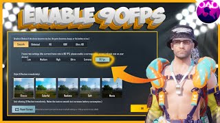 How To Enable 90 FPS In Pubg Mobile /BGMI (2023)