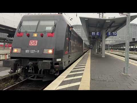 Abschied des IC 2374 am Frankfurter Hauptbahnhof