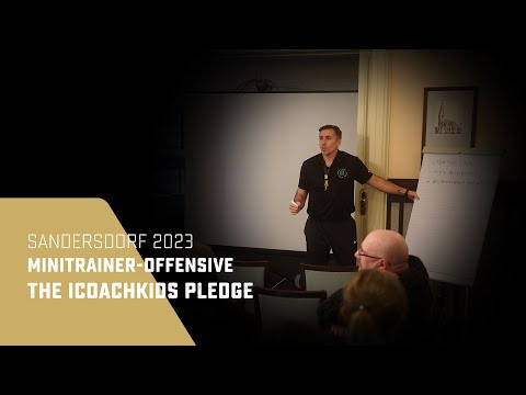 Dr. Sergio Lara-Bercial - The iCoachKids pledge