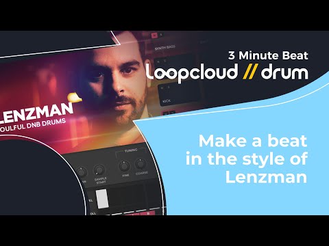 Make a beat in the style of Lenzman Drum & Bass - 3 Minute Beat