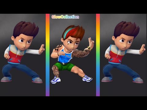 Ryder Pawpatrol Turns Into Boxer -  Pawpatrol Grown Up Compilation_Cartoon Art
