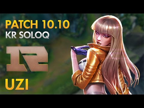 RNG Uzi - Bot Lane: Kai'Sa vs Xayah - KDA 18/5/9