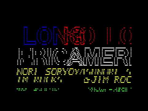 Data Record : So Long America / Yasunori Soryo & Jim Rocks (NEC PC-8001)