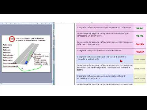 QUIZ Divieto di Sorpasso tra Autoveicoli