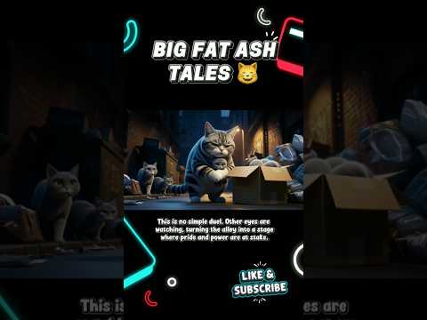 Big Fat ASH vs Alley Rival: Who Rules the Night? 🐾😼🌙  #catdrama  #americanshorthair  #epiccatfights