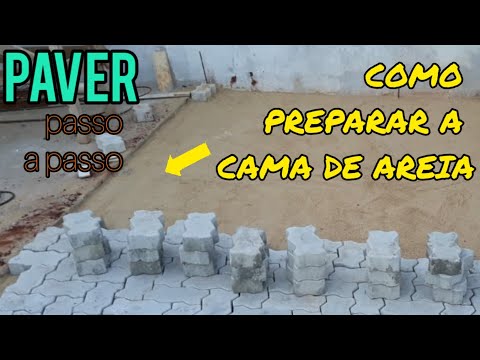 COMO FAZER A MESTRA NA AREIA | para assentar paver