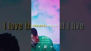 Kizz Daniel - RTID lyrics video