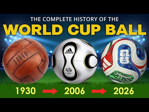 Trionda & Every FIFA World Cup Ball (1930-2026) | Animated History