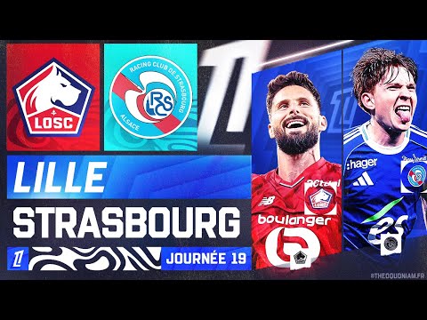 🔴 LILLE - STRASBOURG : 0 - 4  | ⚪🔴LE LOSC DANS L'URGENCE CONTRE LE RACING🔵⚪ | LIGUE 1 - LIVE/DIRECT