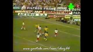 Gol Zico contra Sel polonesa   1980