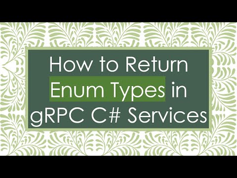 How to Return Enum Types in gRPC C- Services