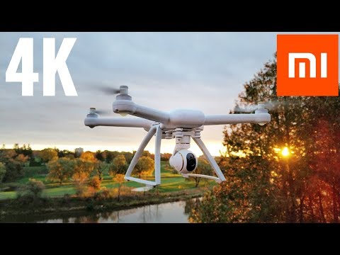 Best 4k budget drone xiaomi mi drone review and sample recor...