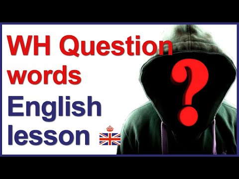 WH Question words (part 1) - English lesson