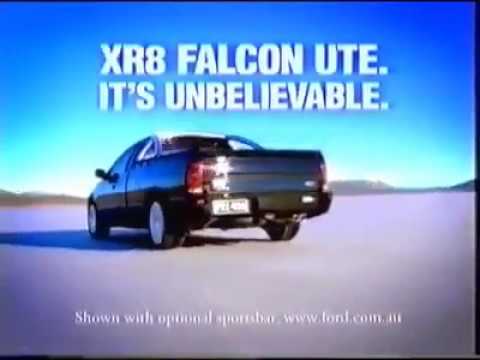 Ford Falcon AU XR8 ute Commercial/AD