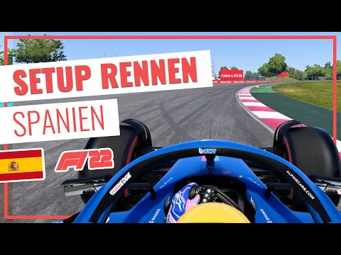 F1 22 SPANIEN SETUP RENNEN (Trocken) - für MyTeam, Fahrerkarriere & Online